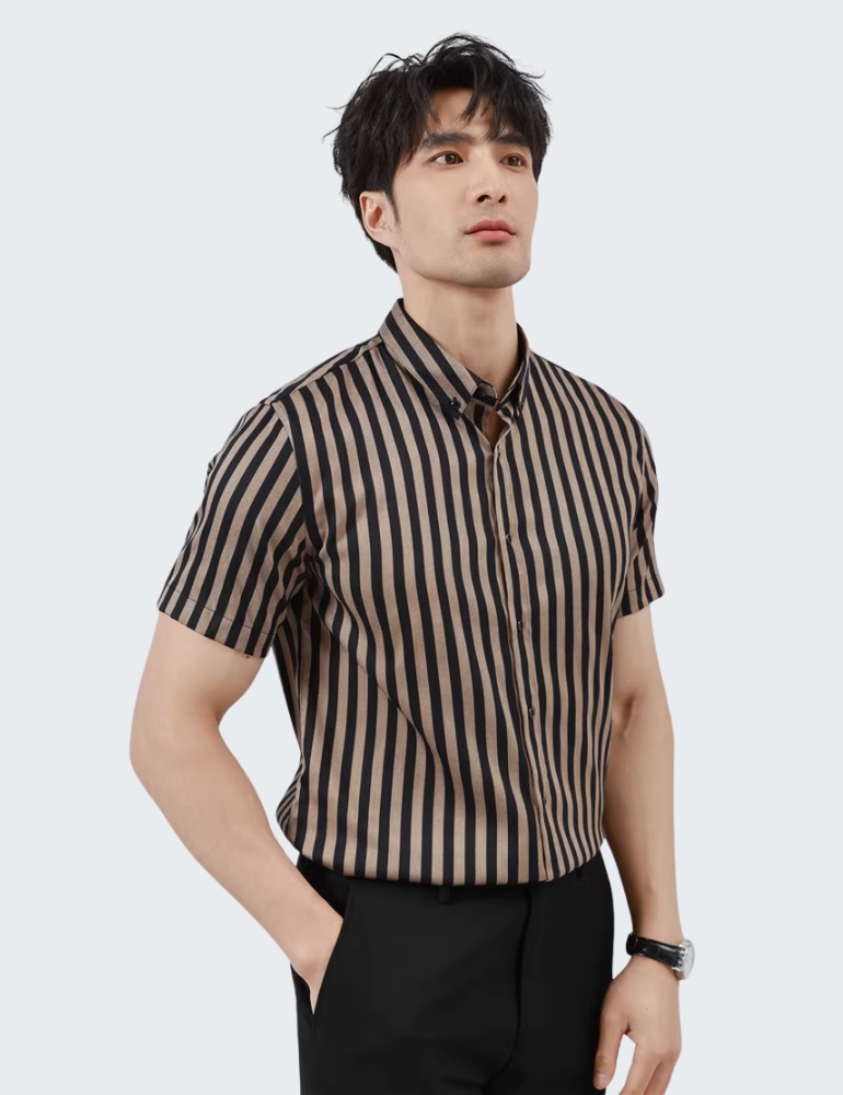 短袖轻熟高级感潮流休闲商务正装